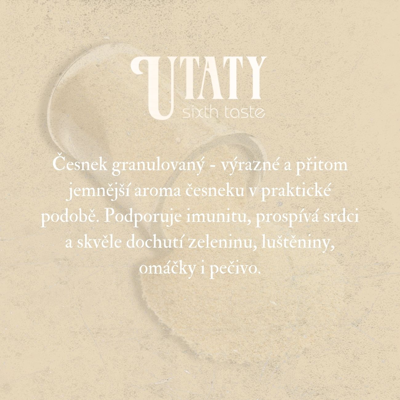 Česnek granulovaný