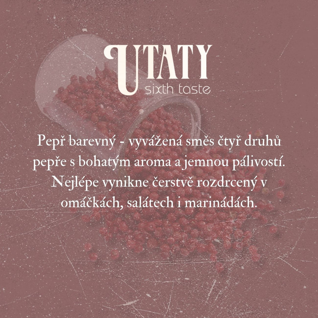 Pepř barevný celý