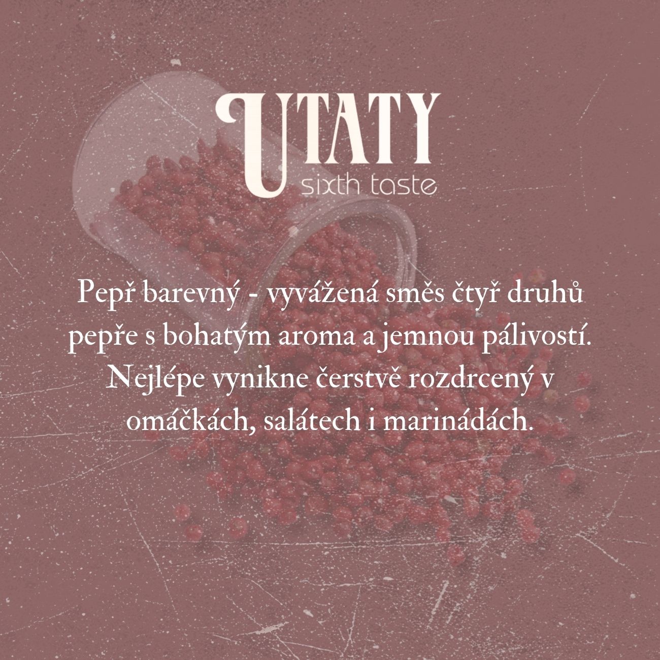 Pepř barevný celý
