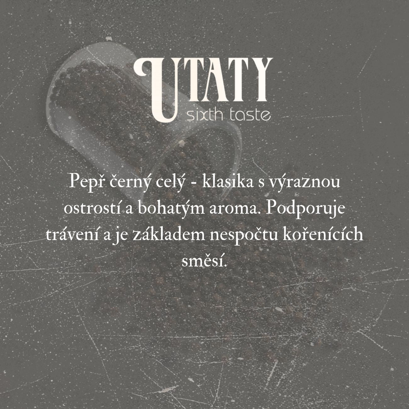Pepř černý celý