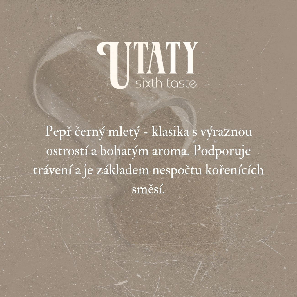 Pepř černý mletý