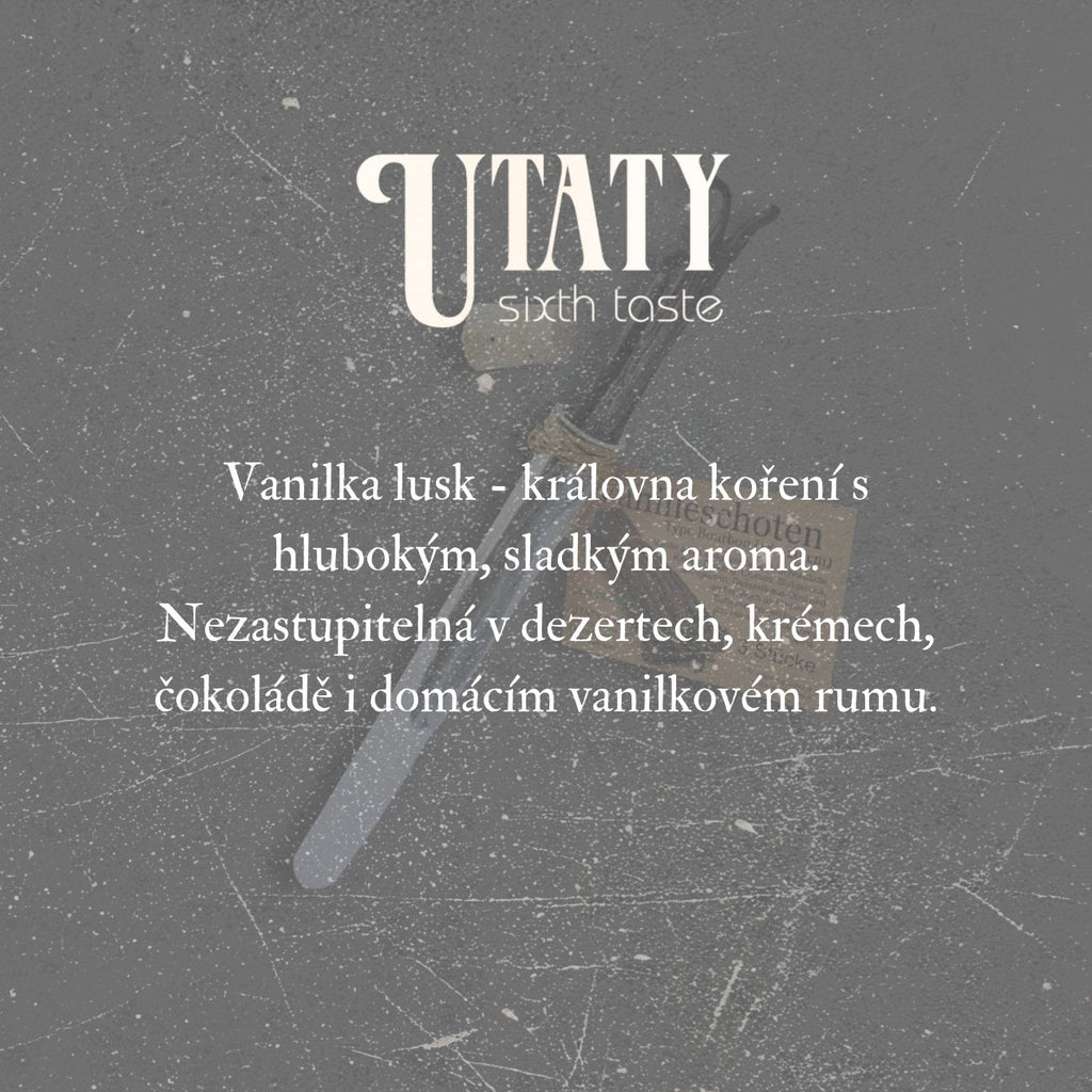 Vanilkový lusk, 3ks